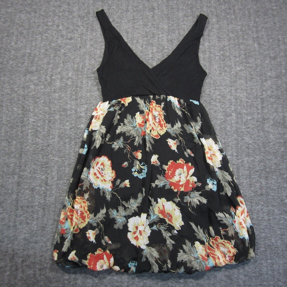 American Rag Dress Womens XS Dark Floral Whimsigoth Cottagecore Witchy Fairy Y2k